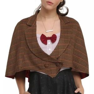 Doctor Who Eleventh Doctor Capelet Hot Topic Cosplay Costume Halloween‎